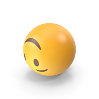Upside Down Face Emoji PNG & PSD Images