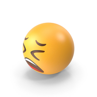 Weary Face Emoji PNG & PSD Images