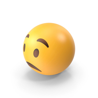 Worried Face Emoji PNG & PSD Images
