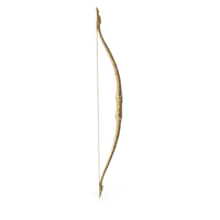 Golden Archery Bow PNG & PSD Images