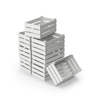 White Stack Of Crates PNG & PSD Images