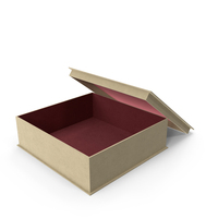Empty Velvet Gift Box, Bicolor PNG & PSD Images