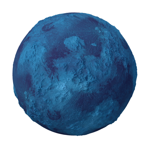 Fictional Moon Blue PNG & PSD Images