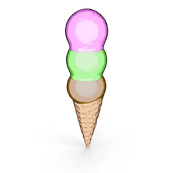 Ice Cream Round Cartoon PNG Images & PSDs for Download