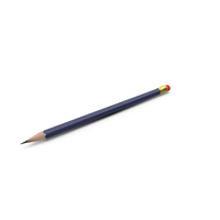 Blue Graphite Pencil PNG & PSD Images