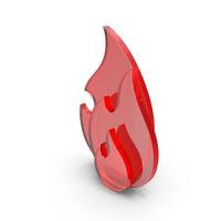 Glass Fire Icon PNG & PSD Images