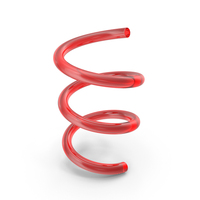 Red Glass Helix PNG & PSD Images