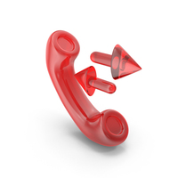 Glass Missed Call Icon PNG & PSD Images