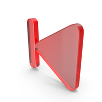 Glass Skip Back Icon PNG & PSD Images