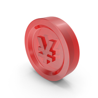 Glass Yuan Coin Icon PNG & PSD Images