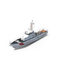 US Coast Guard Patrol Boat WPB 123 PNG & PSD Images