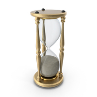 Golden Hourglass FINISHED PNG & PSD Images
