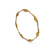 Frame Stylish Decorative Ornamental Circler Big Gold PNG & PSD Images