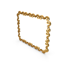 Frame Stylish Decorative Ornamental Rectangle Big Gold PNG & PSD Images