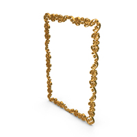 Big Gold Rectangular Border Frame PNG & PSD Images