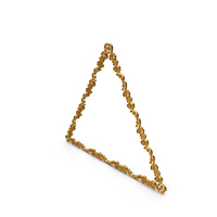 Wreaths Circlets Frame Boarder Decorative Triangle Gold PNG & PSD Images