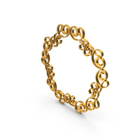 Gold Pentagon Border Frame PNG & PSD Images
