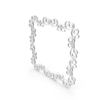 Frame Boarder Wreaths Circlets Square Big White PNG & PSD Images