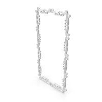 Frame Stylish Decorative Ornamental Rectangle Small White PNG & PSD Images
