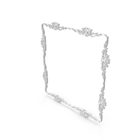 Frame Stylish Decorative Square White PNG & PSD Images