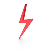 Thunder Energy Power Red PNG & PSD Images