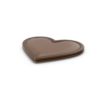 Flat Chocolate Heart PNG & PSD Images