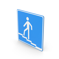 Pedestrian Crossing Road Sign PNG & PSD Images