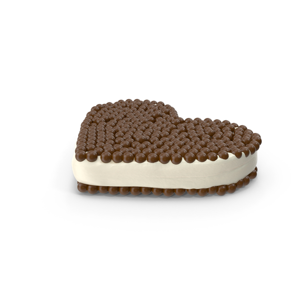 Heart Chocolate Sandwitch PNG & PSD Images