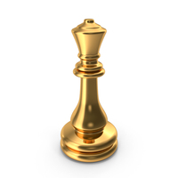 Gold Chess Queen PNG & PSD Images