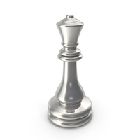 Silver Chess Queen PNG & PSD Images