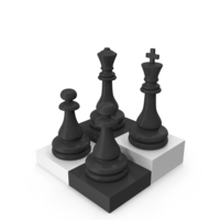 Black King Position On Board PNG & PSD Images