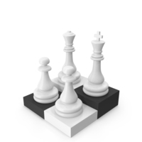 White King Position On Board PNG & PSD Images