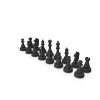 Ready Chess Set Black PNG & PSD Images