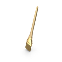 Golden Paint Brushes Wide PNG & PSD Images