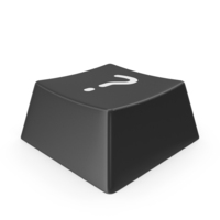 Black ? Keyboard Button PNG & PSD Images