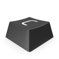 Black C Keyboard Button PNG & PSD Images