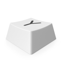 Keyboard Button White Symbol Y PNG & PSD Images