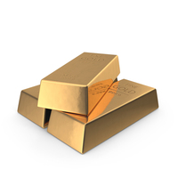 Small Gold Bar Stack PNG & PSD Images
