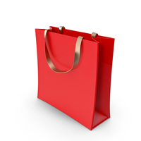 Red Shopping Bag PNG & PSD Images
