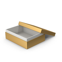 Gold Open Box PNG & PSD Images
