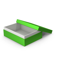 Green Open Box PNG & PSD Images