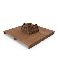 Wooden Shelf Rack PNG & PSD Images