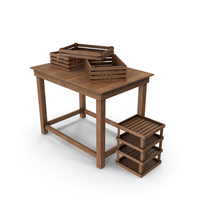 Wooden Shelf Rack PNG & PSD Images