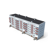 Soviet Panel Apartment House PNG & PSD Images