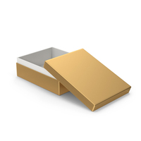 Open Box Gold PNG & PSD Images