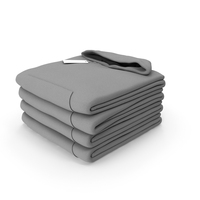 Folded Hooded Sweatshirt 4 Pile Gray PNG & PSD Images