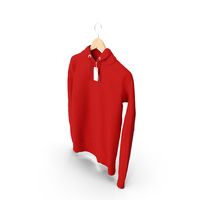Hanging Hooded Sweatshirt Red PNG & PSD Images