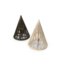 Wood Cone Maquette PNG & PSD Images