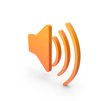Orange High Audio Icon PNG & PSD Images