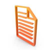 Orange New Page Icon PNG & PSD Images